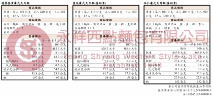 蓮蓉蛋黃、棗泥、伍仁廣式大月餅產品規格